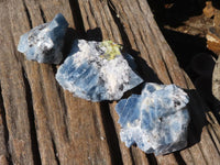 Natural New Sky Blue Calcite Specimens  x 12 From Spitzkoppe, Namibia - Toprock Gemstones and Minerals 