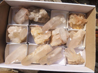 Natural Clear Quartz Specimens x 12 From Madagascar