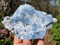 Natural New Sky Blue Calcite Specimens  x 12 From Spitzkoppe, Namibia - Toprock Gemstones and Minerals 