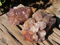 Natural Spirit Amethyst Quartz Clusters  x 2 From Boekenhouthoek, South Africa - Toprock Gemstones and Minerals 