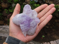 Natural Jacaranda Amethyst Clusters  x 4 From Zambia - Toprock Gemstones and Minerals 