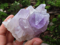 Natural Jacaranda Amethyst Clusters  x 4 From Zambia - Toprock Gemstones and Minerals 