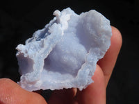 Natural Etched Blue Chalcedony Specimens  x 35 From Nsanje, Malawi