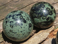 Polished Stromatolite / Kambamba Jasper Spheres  x 4 From Mahajanga, Madagascar - TopRock