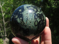 Polished Stromatolite / Kambamba Jasper Spheres  x 4 From Mahajanga, Madagascar - TopRock