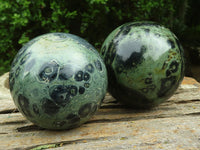 Polished Stromatolite / Kambamba Jasper Spheres  x 2 From Madagascar - TopRock