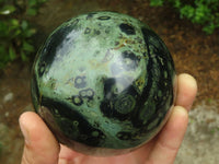 Polished Stromatolite / Kambamba Jasper Spheres  x 2 From Madagascar - TopRock