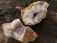 Natural Amethyst & Crystal Centred Geodes  x 3 From Zululand, South Africa - TopRock