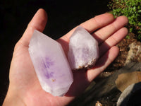 Natural Mixed Brandberg Quartz Specimens  x 6 From Namibia - Toprock Gemstones and Minerals 