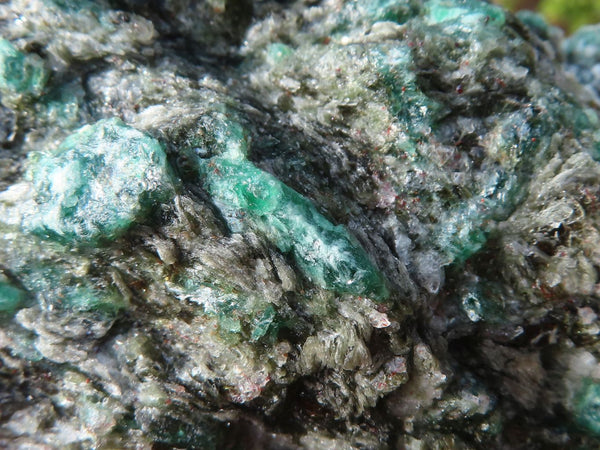 Natural Rare Emerald Mica In Matrix Cobbed Specimens x 6 From Mutoko, Zimbabwe