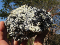 Natural Schorl Black Tourmaline Specimens With Hyalite & Fluorite Specimens  x 3 From Erongo, Namibia