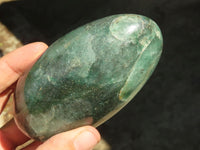 Polished Green Fuchsite Quartz Free Forms With Pyrite Specks  x 2 From Madagascar - Toprock Gemstones and Minerals 