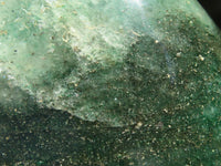 Polished Green Fuchsite Quartz Free Forms With Pyrite Specks  x 2 From Madagascar - Toprock Gemstones and Minerals 