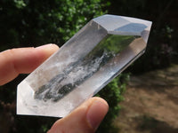 Polished Double Terminated Clear Quartz Crystals (One Smokey Phantom) x 6 From Madagascar - TopRock