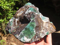 Natural Rare Ball Malachite On Drusi Quartz & Dolomite Matrix  x 1 From Kambove, Congo - Toprock Gemstones and Minerals 