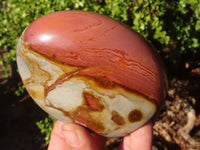 Polished Polychrome Jasper Standing Free Forms  x 4 From Madagascar