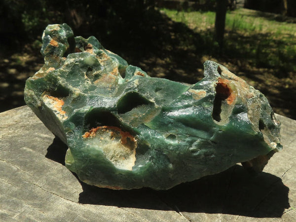 Natural Rough Mtorolite / Chrome Chrysoprase Specimens  x 2 From Mutorashanga, Zimbabwe - TopRock