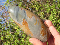 Polished Polychrome Jasper Standing Free Forms  x 4 From Madagascar