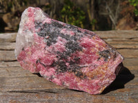 Natural Rough Red Rhodonite Specimens x 3 From Zimbabwe