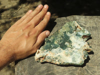 Natural Rough Mtorolite / Chrome Chrysoprase Specimens  x 2 From Mutorashanga, Zimbabwe - TopRock