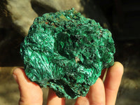 Natural Chatoyant Silky Malachite Specimens  x 3 From Kasompe, Congo