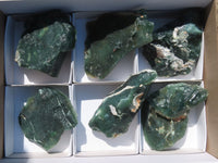 Natural Mtorolite Emerald Chrysoprase Plates x 6 From Mutorashanga, Zimbabwe - TopRock