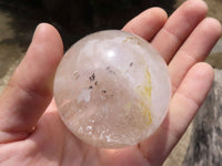 Polished Clear Quartz Crystal Balls  x 4 From Madagascar - TopRock