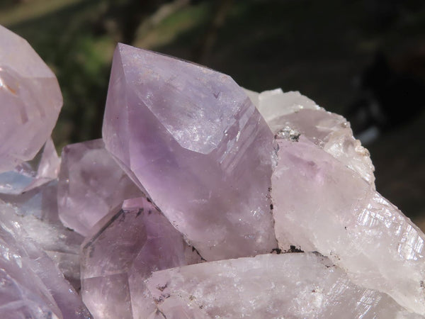 Natural Small Stunning Jacaranda Amethyst Clusters  x 2 From Mumbwa, Zambia - TopRock