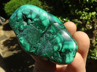 Polished Malachite Free Forms With Stunning Flower & Banding Patterns x 6 From Congo - TopRock