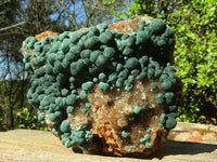 Natural Rare Ball Malachite On Drusy Quartz & Dolomite Matrix  x 1 From Congo - Toprock Gemstones and Minerals 