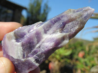 Natural Rough Selected Chevron Amethyst Pieces - sold per 1 kg from Zambia - TopRock