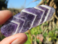 Natural Rough Selected Chevron Amethyst Pieces - sold per 1 kg from Zambia - TopRock