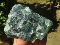 Natural Rough Watermelon Fluorite Pieces  x 7 From Uis, Namibia - TopRock