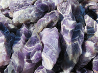 Natural Rough Selected Chevron Amethyst Pieces - sold per 1 kg from Zambia - TopRock