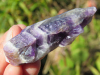 Natural Rough Selected Chevron Amethyst Pieces - sold per 1 kg from Zambia - TopRock