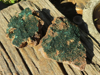 Natural Micro Botryoidal Malachite Specimens  x 3 From Congo - Toprock Gemstones and Minerals 