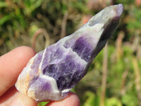 Natural Rough Selected Chevron Amethyst Pieces - sold per 1 kg from Zambia - TopRock