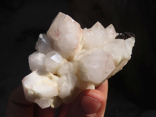 Natural Pineapple Quartz Clusters  x 4 From Madagascar