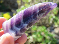 Natural Rough Selected Chevron Amethyst Pieces - sold per 1 kg from Zambia - TopRock