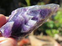 Natural Rough Selected Chevron Amethyst Pieces - sold per 1 kg from Zambia - TopRock