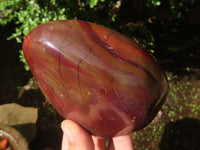 Polished Red Jasper Standing Free Forms  x 3 From Madagascar - Toprock Gemstones and Minerals 