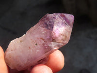 Natural Smokey / Window Amethyst Crystals  x 12 From Chiredzi, Zimbabwe