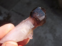 Natural Smokey / Window Amethyst Crystals  x 12 From Chiredzi, Zimbabwe