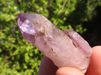 Natural Smokey / Window Amethyst Crystals  x 12 From Chiredzi, Zimbabwe