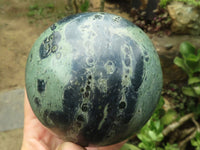 Polished Large Stromatolite / Kambamba Jasper Sphere  x 1 From Mahajanga, Madagascar - TopRock