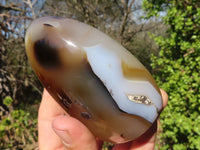 Polished Dendritic Agate Standing Free Forms  x 4 From Madagascar - Toprock Gemstones and Minerals 