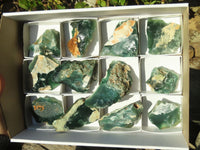 Natural Emerald Mtorolite Specimens  x 12 From Zimbabwe