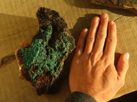 Natural Rare Ball Malachite On Drusy Quartz & Dolomite Specimen x 1 From Kambove, Congo