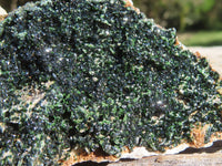 Natural Rare Copper Phosphate Libethenite On Dolomite Clusters x 2 From Shituru, Congo - TopRock