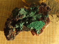 Natural Rare Ball Malachite On Drusy Quartz & Dolomite Specimen x 1 From Kambove, Congo